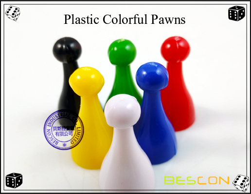 Plastic Colorful Pawns-2