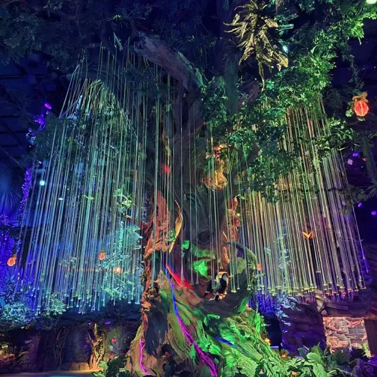 Solid Core Side Glow Fiber Optic Pool Perimeter Lighting Decoration