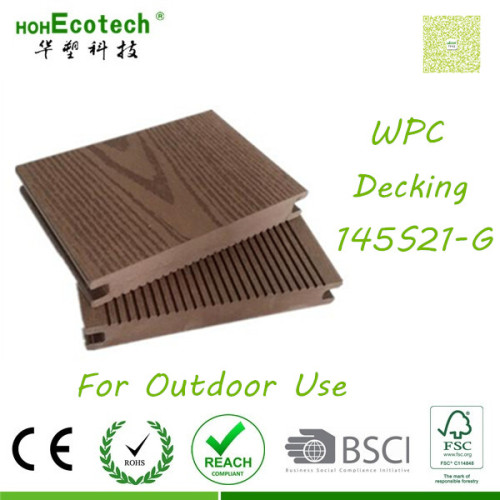 Engineered Flooring WPC Decking / Wood Composition Flooring (CE, RoHS, SGS, ISO9001, ISO14001, Intertek)