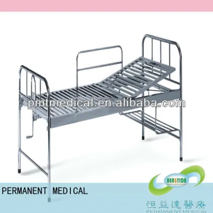 Hospital foldable double beds stainless steel beds