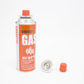 Tinplate empty butane gas cartridge can