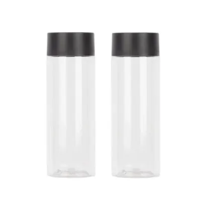 Custom Printed OEM 750ml PET Beverage Bottles for Juice - 10oz, 16oz Round VOSS Bottles