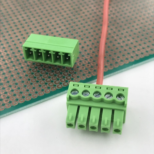 3.5mm 피치 PCB 5 웨이 접촉 터미널 블록