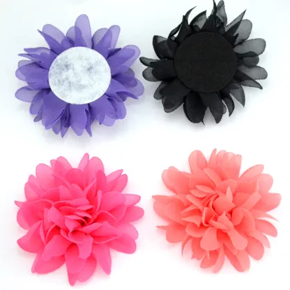 Flower Scrunchie Diy For Kids Hair Barrettes 8cm