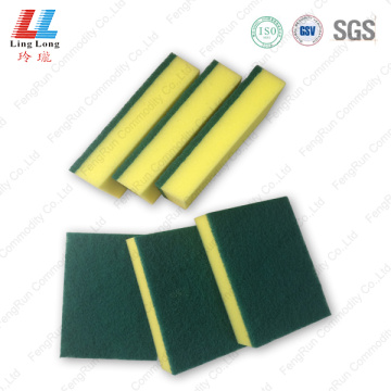 Large green scouring pad sponge