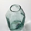 Green Recycled Glass Home Decor Small Bubble Vase