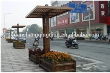 wpc outdoor garden pots&planters