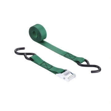 PES cam buckle straps green 250kgs-lashing straps-cargo control  equipment-yaletech