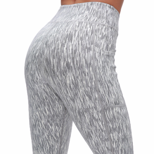 Yoga Gym Leggings med sidelomme