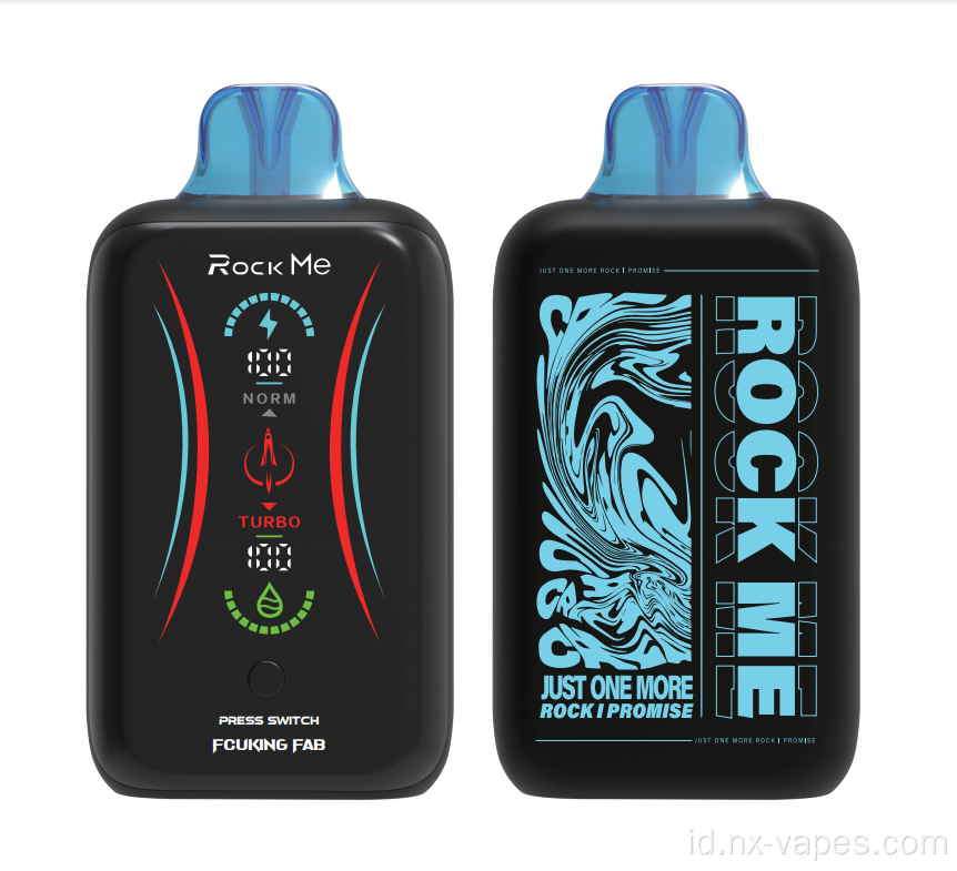 Rock Me 25000puffs Vape Turbo Norm Layar Lengkap