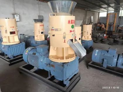 portable wood pellet machine