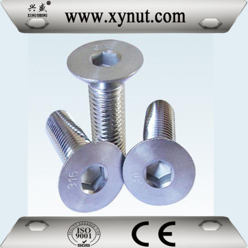 titanium flat head countersunk bolts