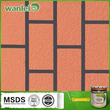 three dimensional texture painting , decorative brick wall painting,magic effect