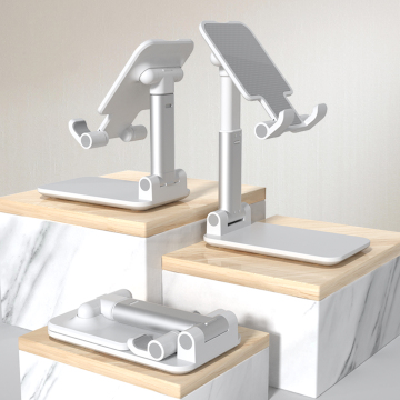 Adjustable Factory Price Desktop Cell Phone Holder: Hot Foldable Mount Stand for All Smartphones and Tablets