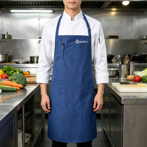 Профессиональный кухонный фартук для шеф-повара с множеством карманов