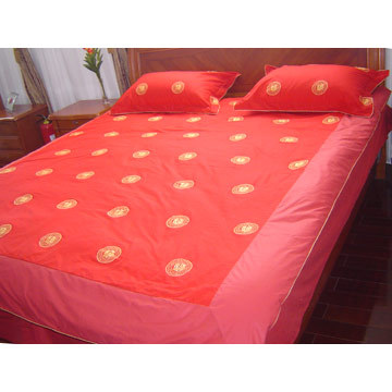 Embroidery Pieces Bedding Set