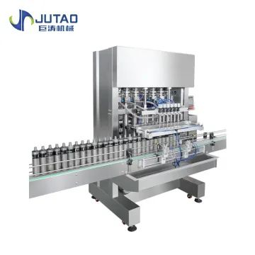Fully automatic 4 nozzles liquid filling machine lotion bottle cosmetic cream filling machine