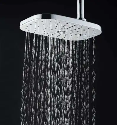 Round Rainfall 8 inch & 3 Functional Mist ECO Shower Head Set