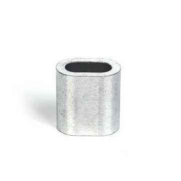 Aluminum alloy protective sleeve for wire rope connection