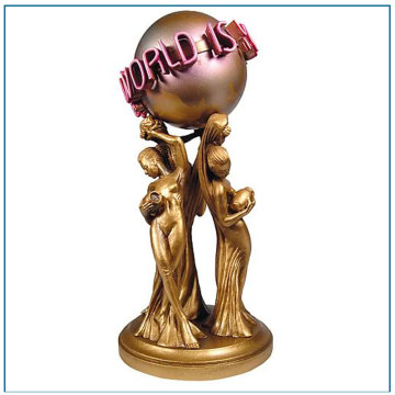 Bronze Life Size The World Is Yours Statue