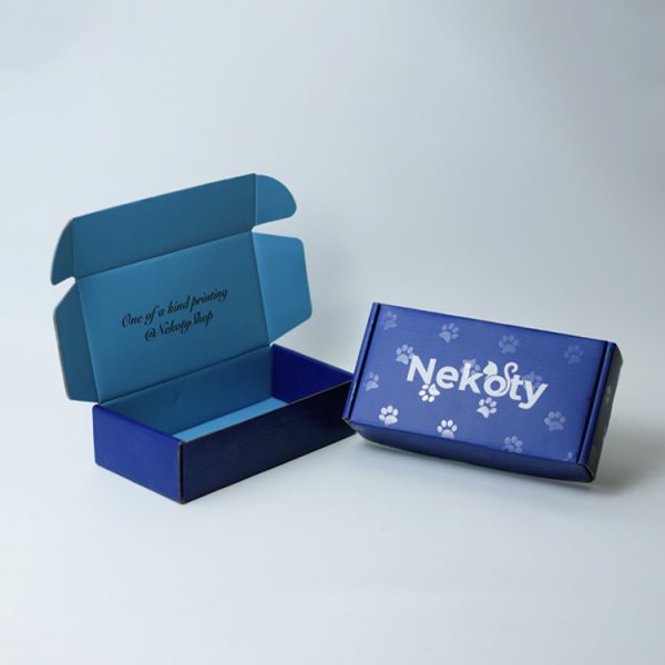 Printed Logo Kraft Customized Cardboard Mailing Boxes