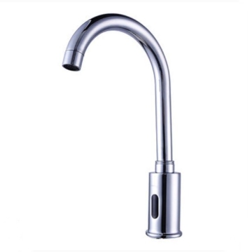 Hotel Kitchen Bathroom Deck Mounted Brass Intelligent Sensor Faucet
