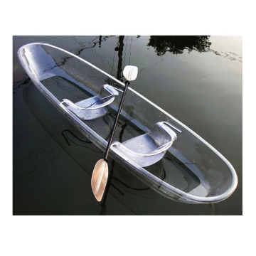 See-Through Crystal Bottom Clear Polycarbonate Kayak