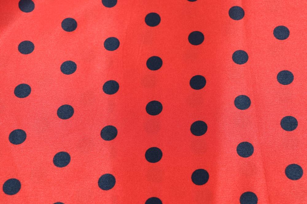 Polyester Spandex Stretch Satin Printed Fabric