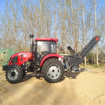 Compact Agricultural Tractor with Ditch Machine/Trencher for Sale at Affordable Prices