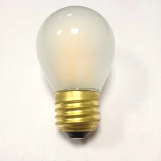 milky frosted glass A15 led filament bulb