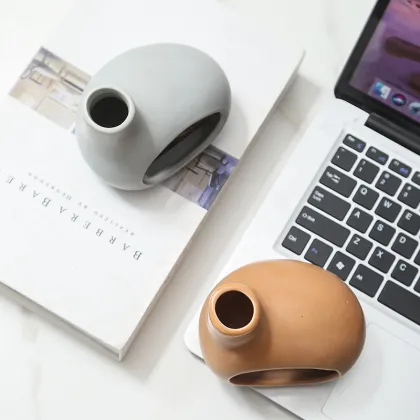 Modern Ceramic Incense Holder with Palo Santo & Sage Burner