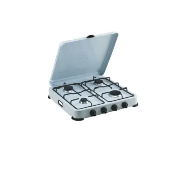Euro Style LPG or NG Gas Spray Coating 4 Burner Table Top Gas Cooker