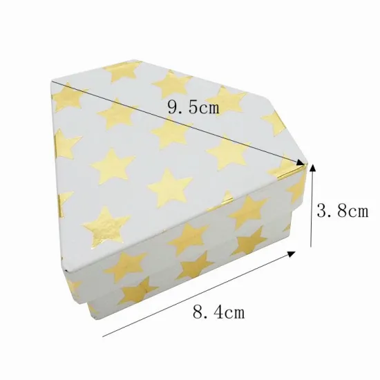 New Design Diamond Shaped Paper Jewelry Gift Box