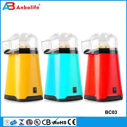 ANBO BEST TV Partner CE ETL certi Microwave Popcorn Machine Popcorn Maker Hot Air Popcorn Popper with FDA Approved no Oil Needed