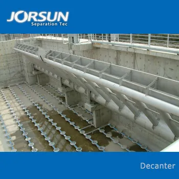 decanter used in biological waste water treatment