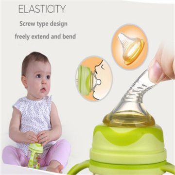 Tétine de lait pour bébé améliorée, tétine en silicone large