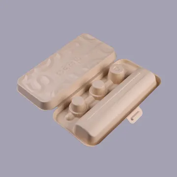 Biodegradable Recycle Paper Pulp Food Packaging Case Box