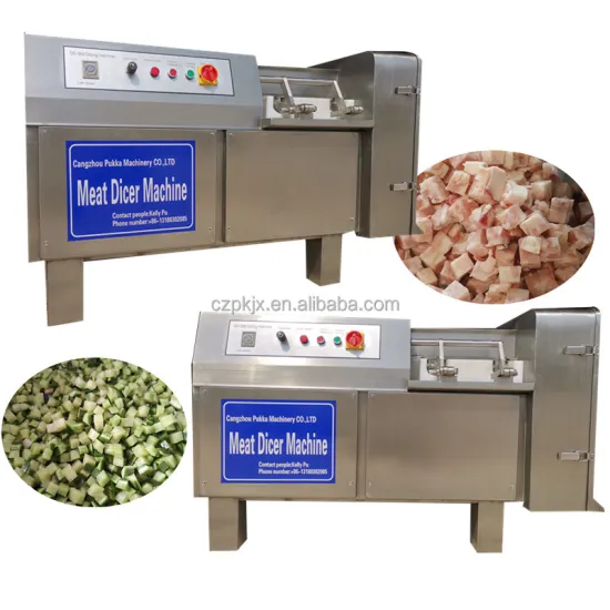 Stainless Steel Cheese and Meat Dicing Equipment - Commercial Cube Dicer Machine