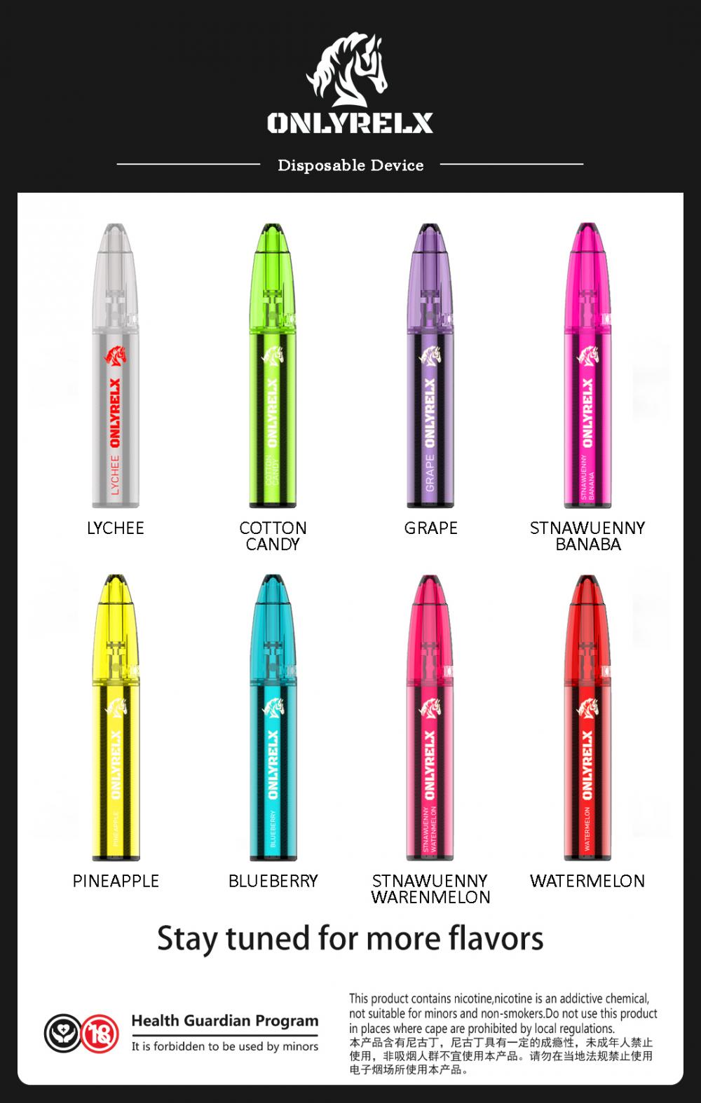 Best Design Disposable E Cigarette 5000puffs Refillable 10ml