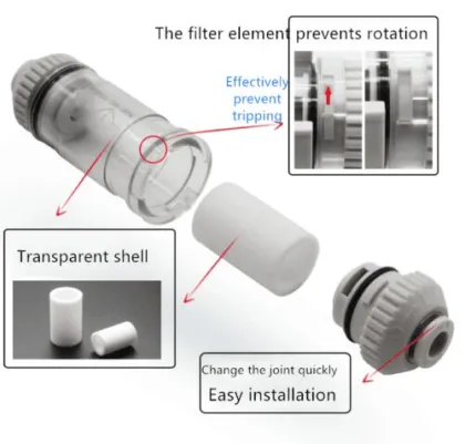 Mini One Touch Negative Pressure Filter ZFC Series