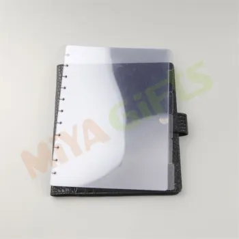 Personalized A4 Clear Plastic Tab Dividers for Planner Diary