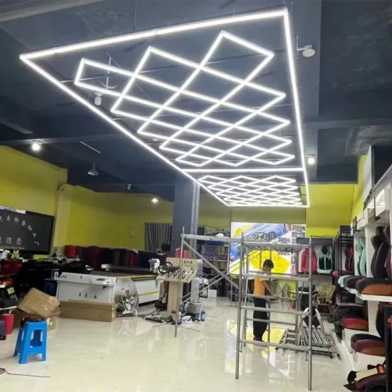Factory Direct Hexagonal LED Lamp for Car Showroom and Garage Lighting