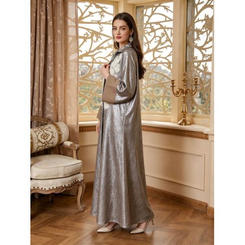 لباس ابایای لوکس گلدوزی شده