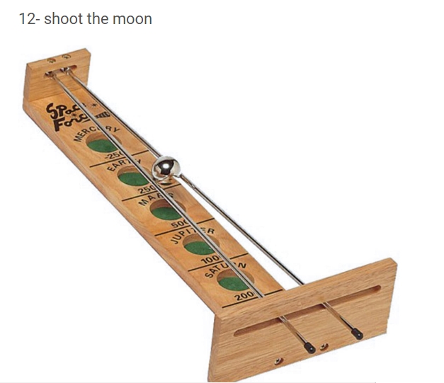 أطلقوا النار على ألعاب طاولة القمر