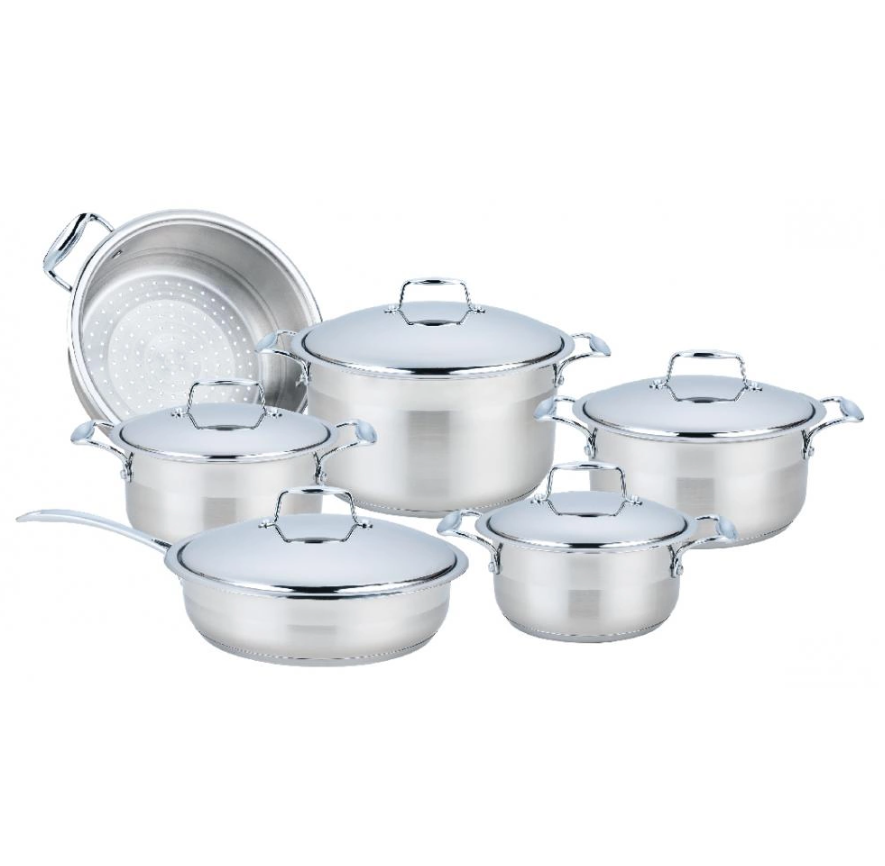 Stainless Steel Wide Edge Cookware Set7 Png