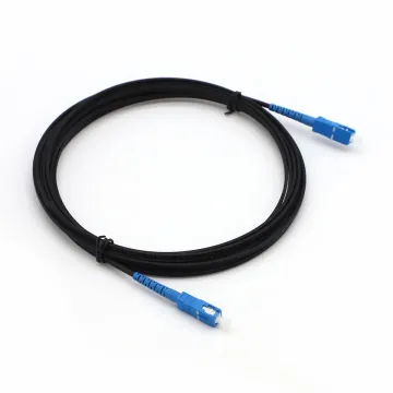 Geteknet 20M FTTH Fiber Optic Internet Cable SC UPC SM Indoor/Outdoor Patch Cord