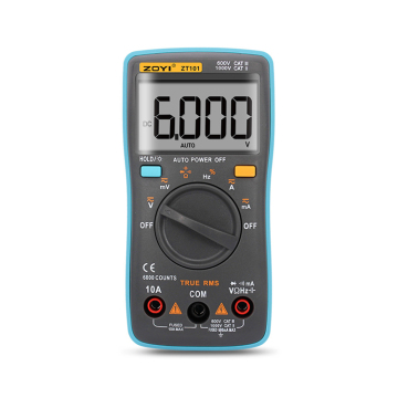 DATA/SAVING AUTO 1000V ZT101 Digital Multimeter