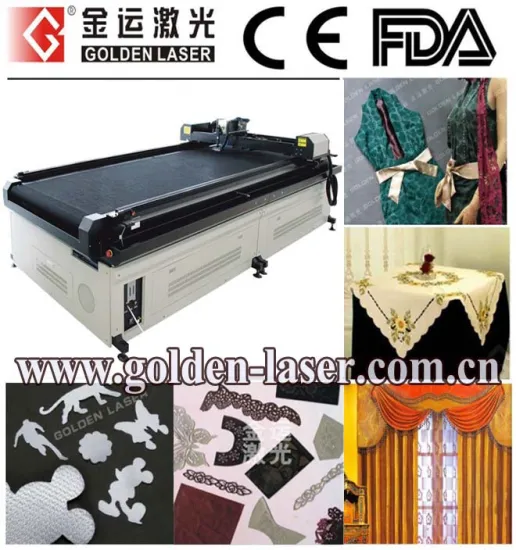 CCD CO2 Laser Cutting Equipment for Cloth Fabric (Automatic edge-finding and cutting)
