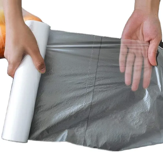 Pe 12X18 Recycle Food Grade Large Packaging Clear Plastic Bag