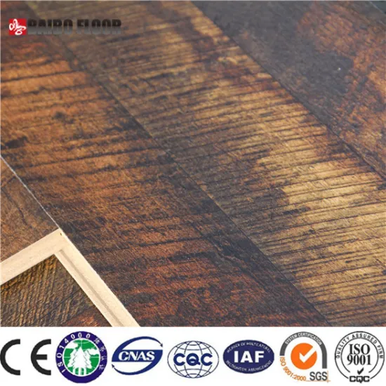 U-groove AC4 Distressed Formaldehyde free Laminate Wooden Floor